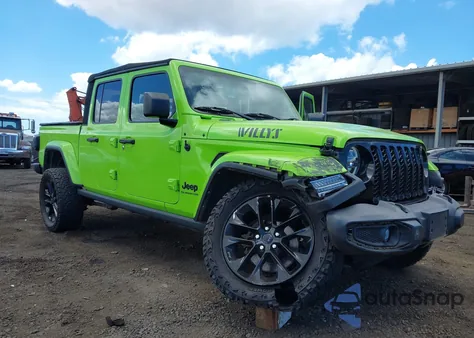 2021 Jeep Gladiator Willys 4X4 из США, поврежденный, VIN 1C6HJTAG9ML619155